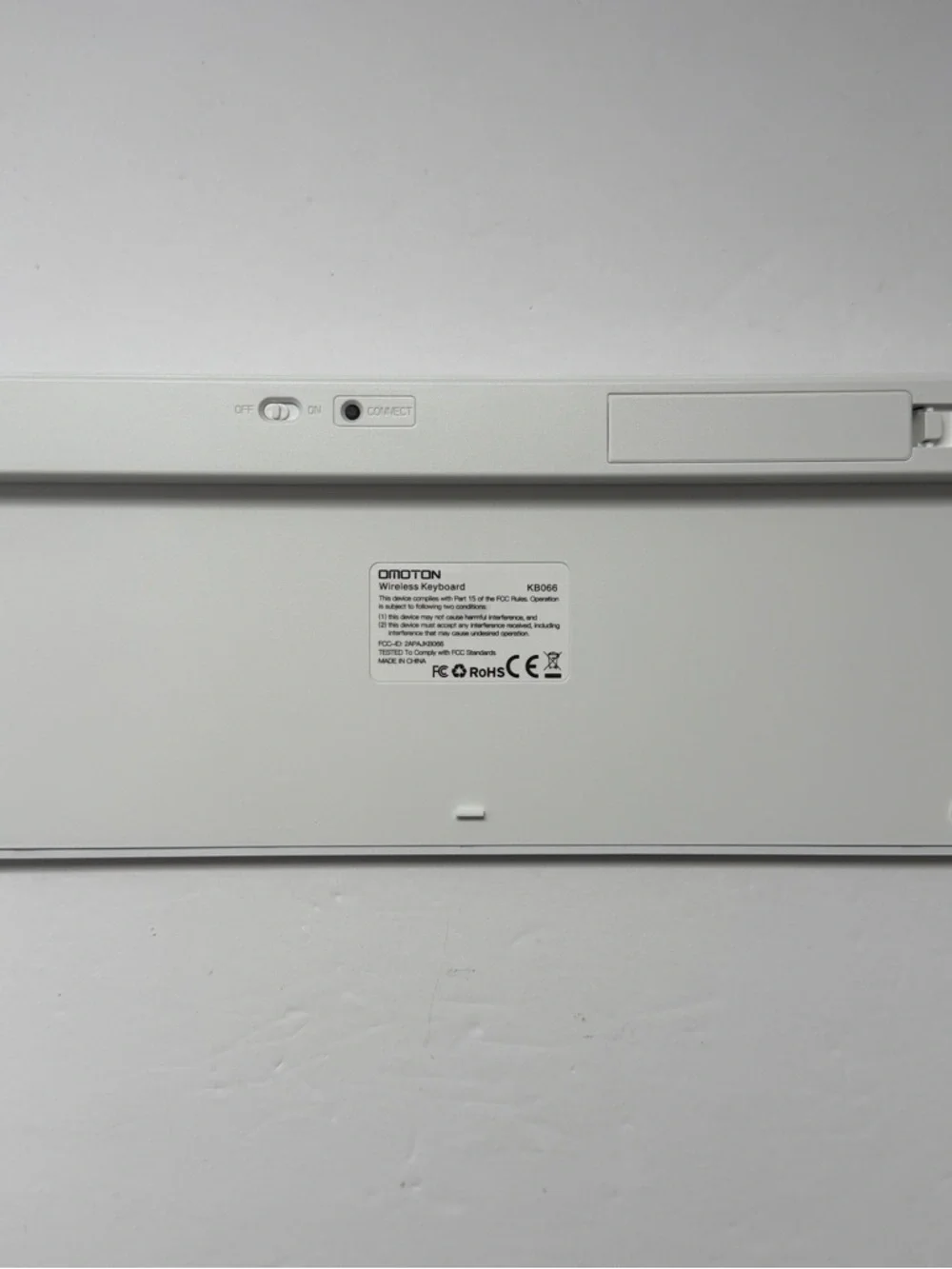 Silver Wireless Bluetooth Keyboard - Slim US Layout